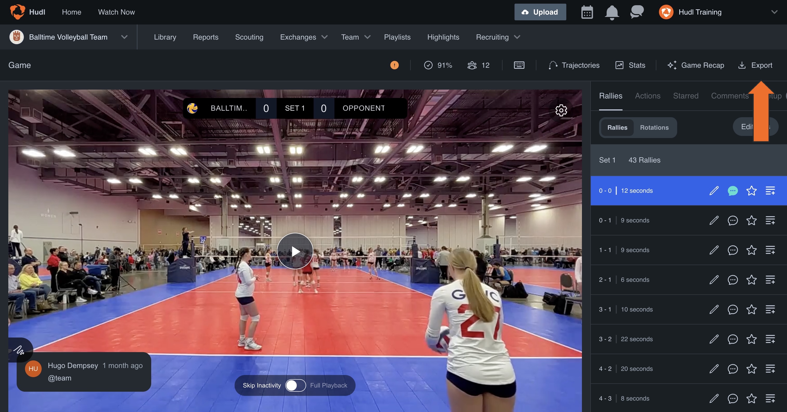 Export Video to YouTube with Deadtime Removed • Hudl Support