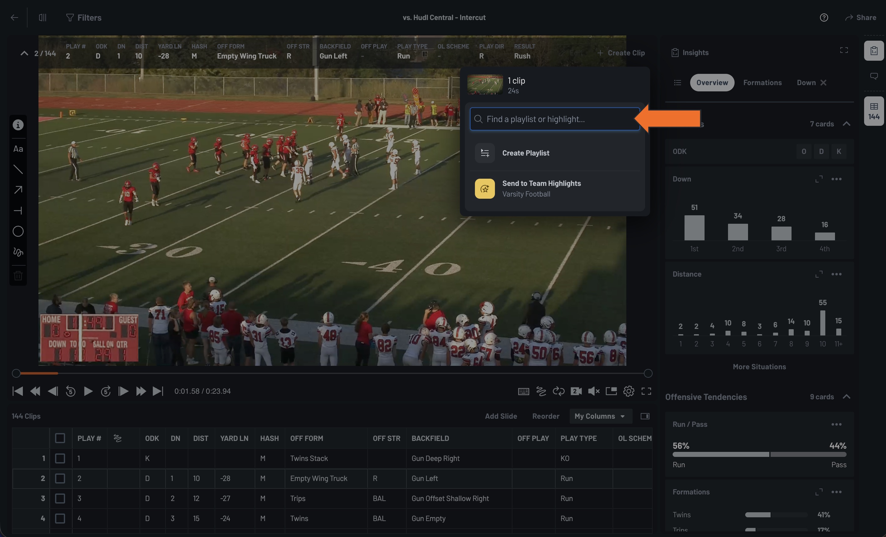 Create Playlists • Hudl Support