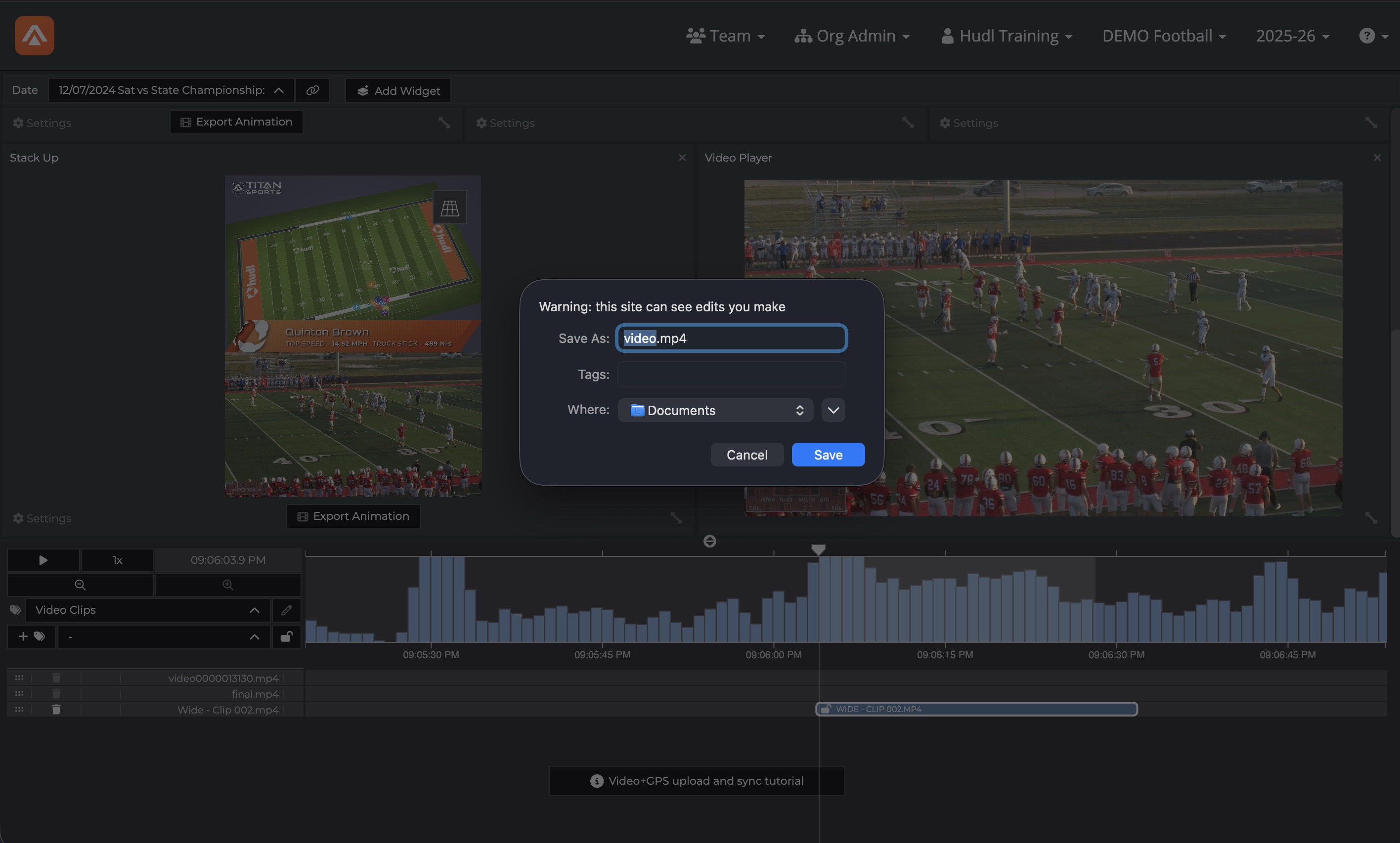 Create a Stackup • Hudl Support