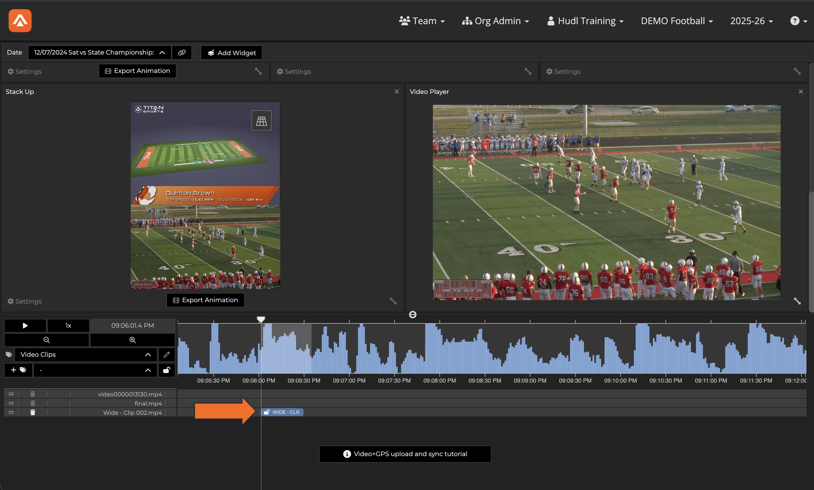 Create a Stackup • Hudl Support