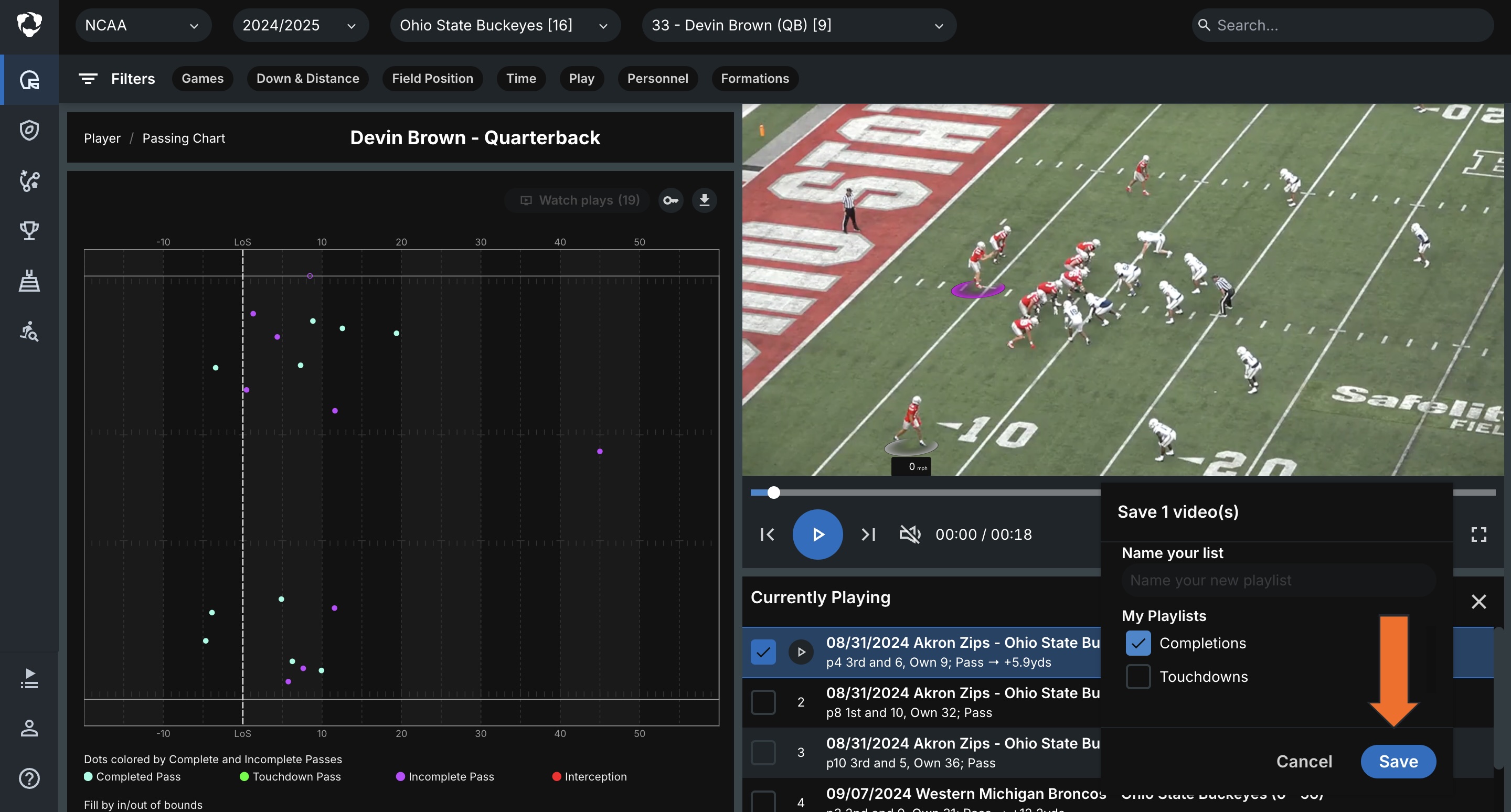 Save Video to Playlist • Hudl Support