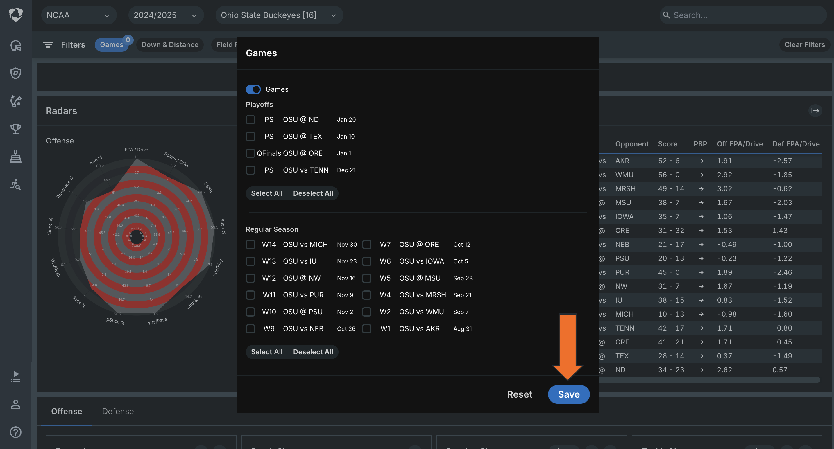Use Context Filters • Hudl Support