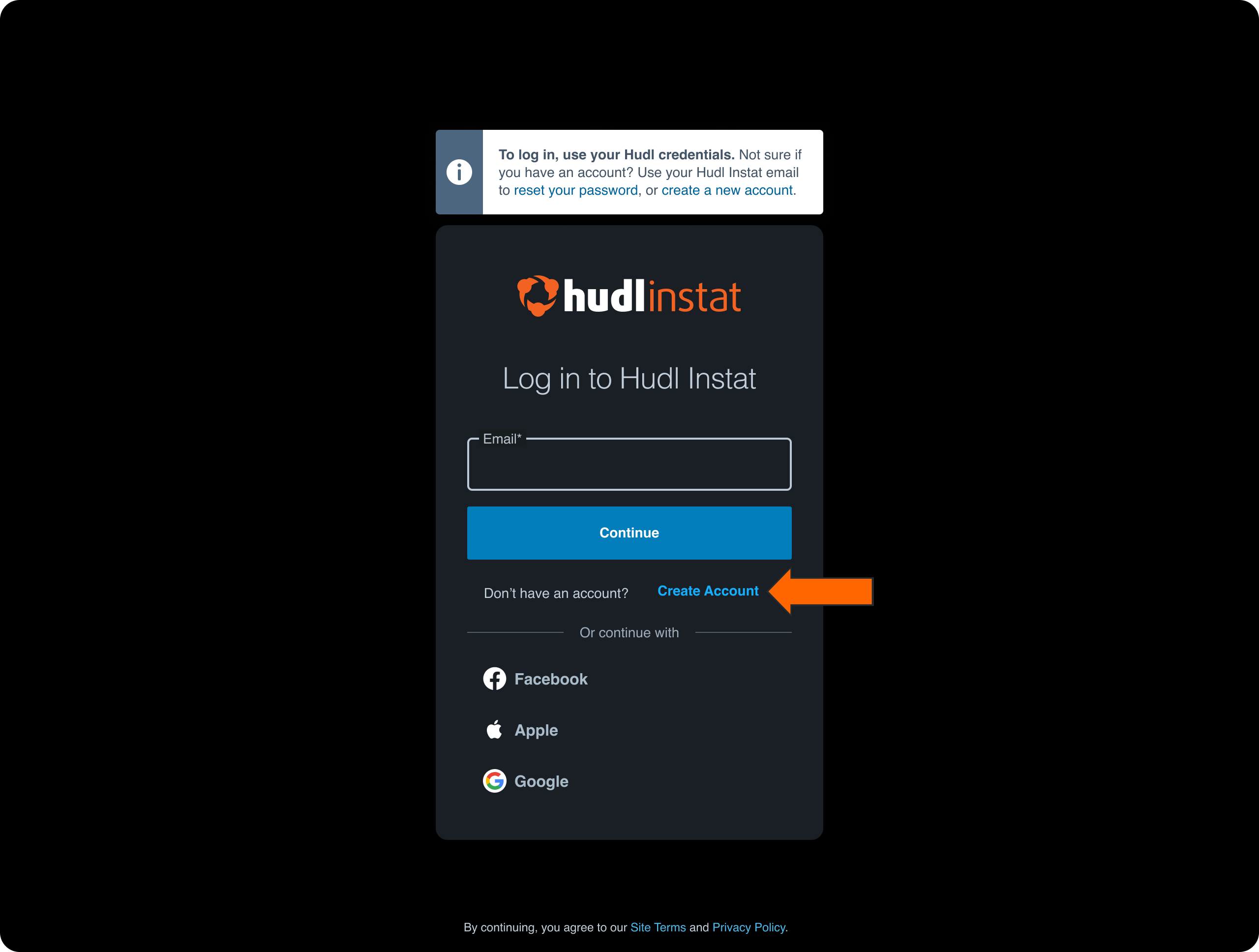 Create a Hudl Account • Hudl Instat • Hudl Support