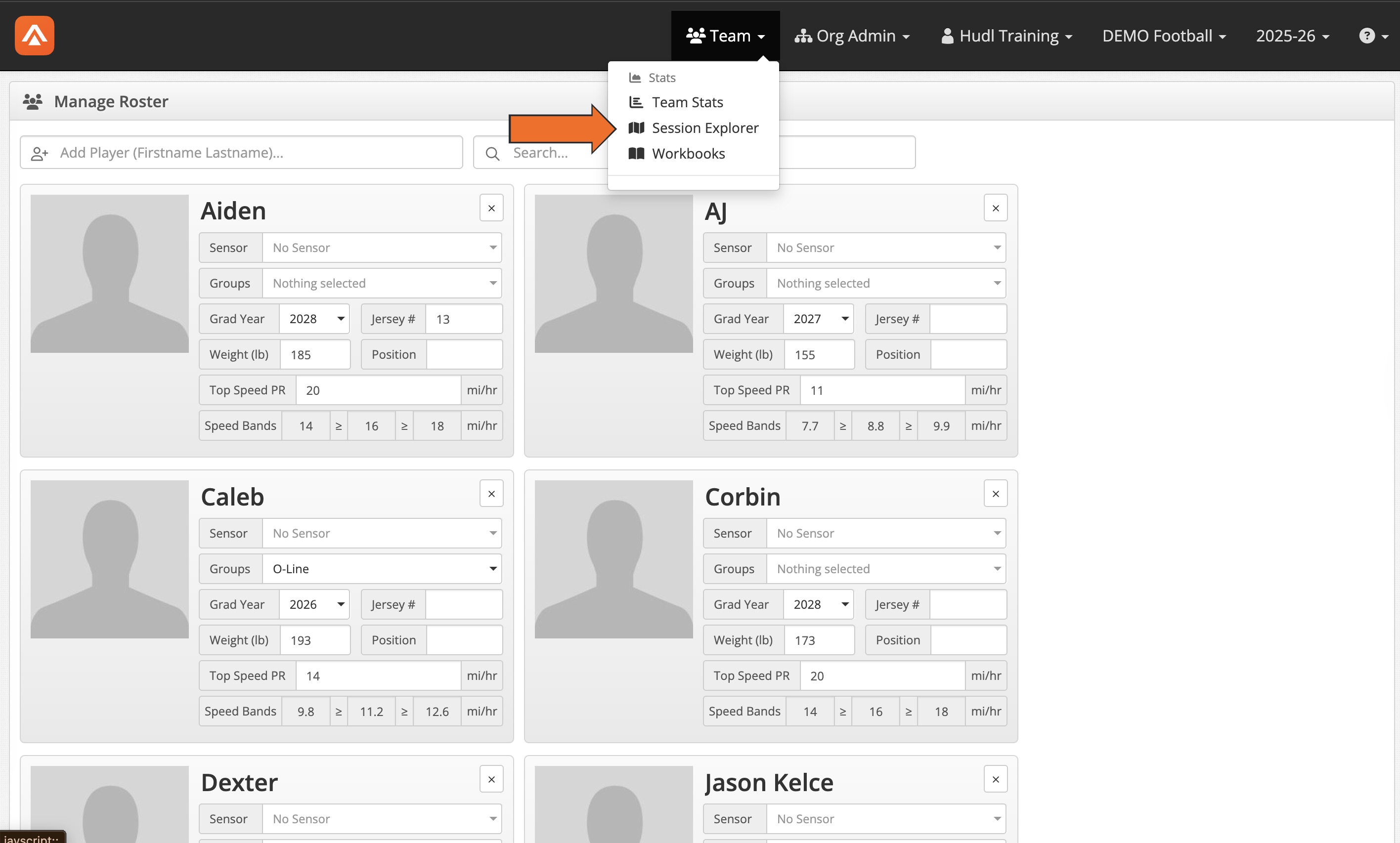 Reassign Data • Hudl Support