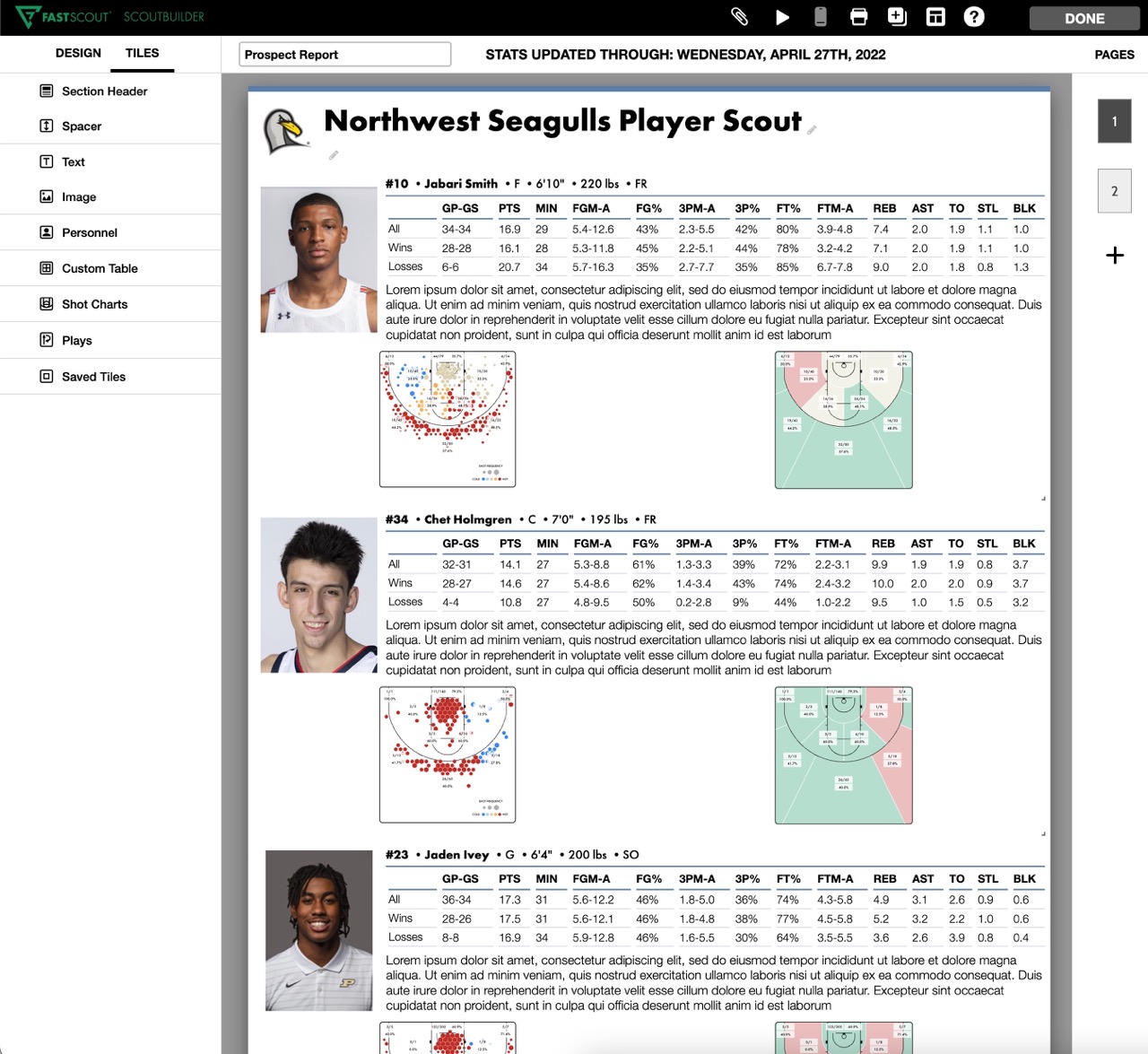 Player Scouts • Hudl Support