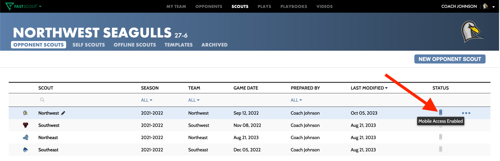 Share Scouts with Players • Hudl Support