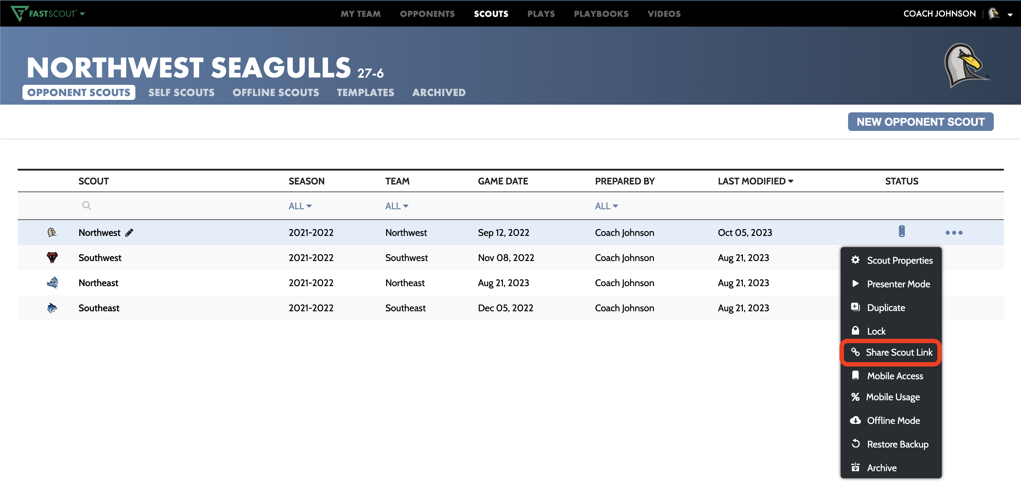 Share Scouts with Players • Hudl Support