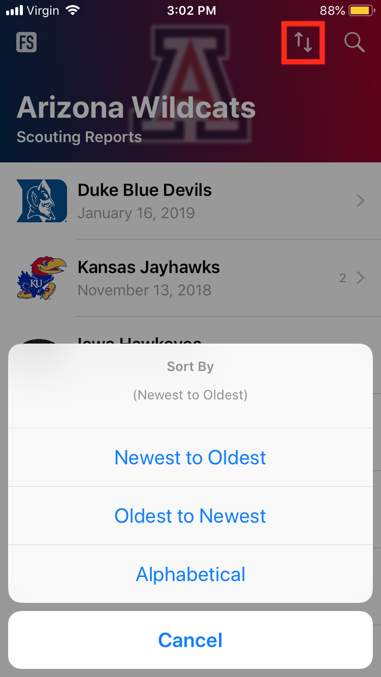 Navigate the FastScout Mobile App • Hudl Support