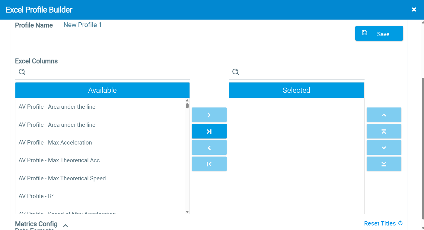 Create a Custom Excel Builder Profile • Hudl Support