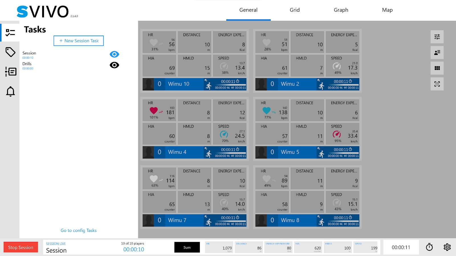 Start Session and Manage Tasks • Hudl Support