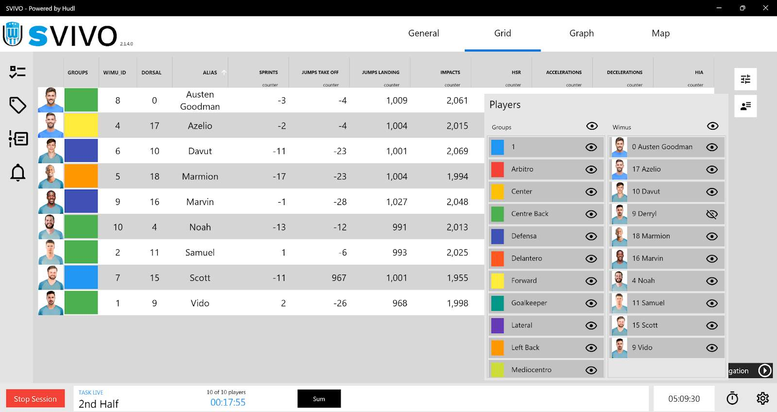 Grid • Hudl Support
