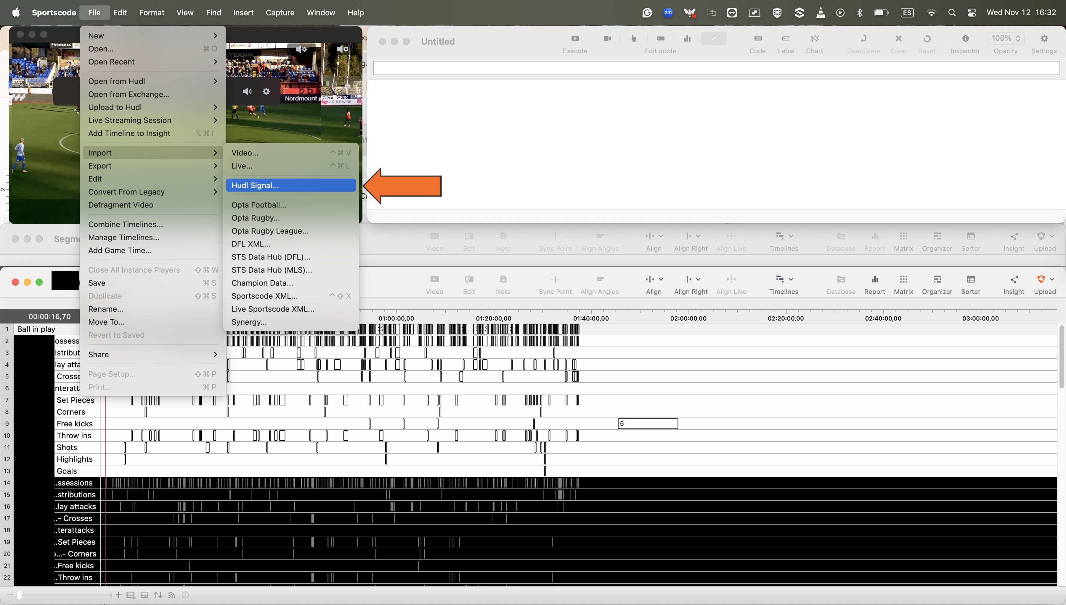 Import and Analyze Tracking Data in Hudl Sportscode • Hudl Support