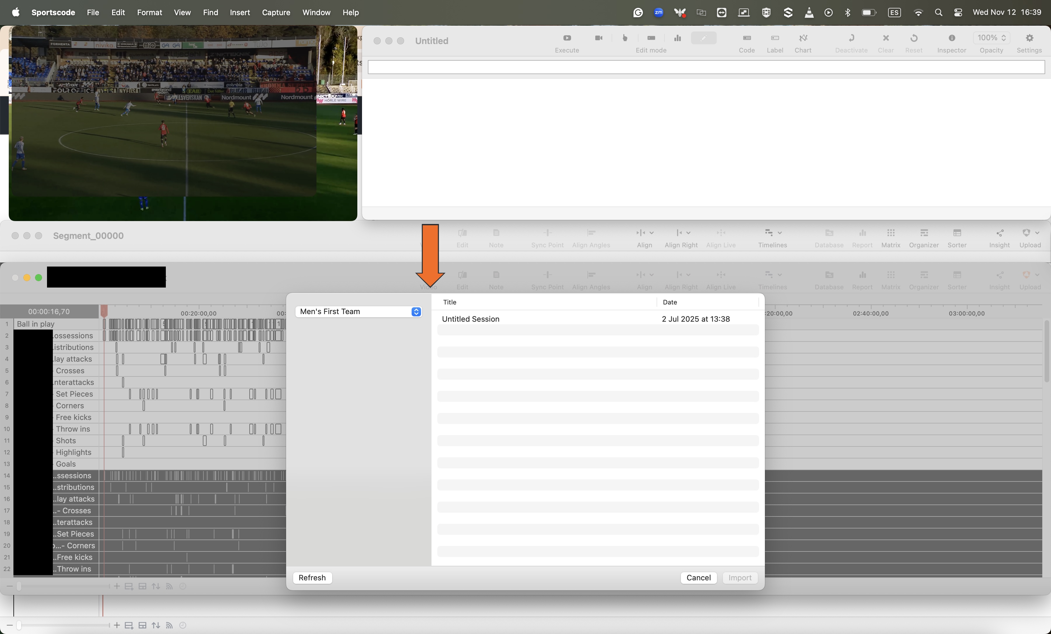 Import and Analyze Tracking Data in Hudl Sportscode • Hudl Support