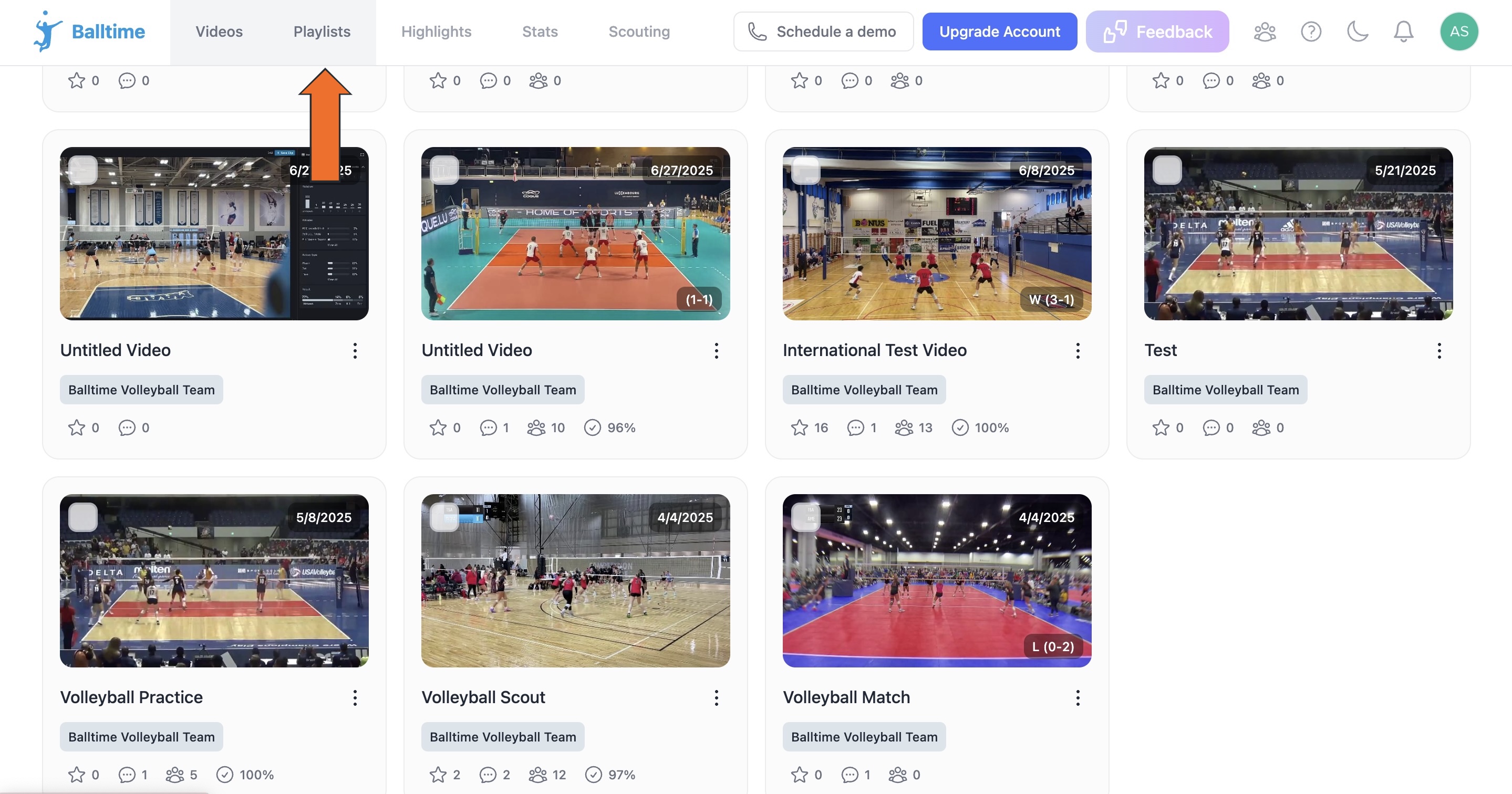 Create Playlists in Balltime • Hudl Support