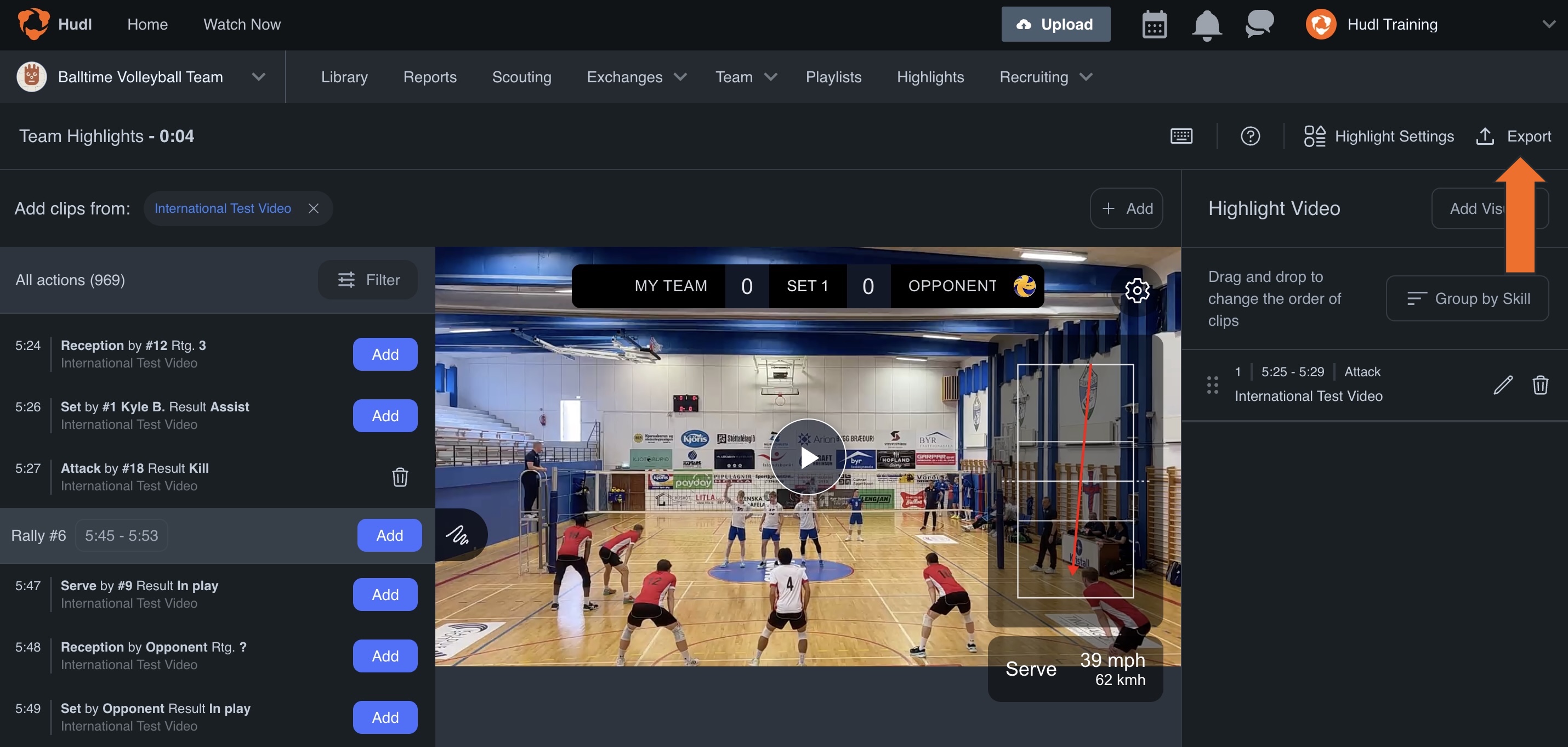 Create Highlights • Balltime • Hudl Support