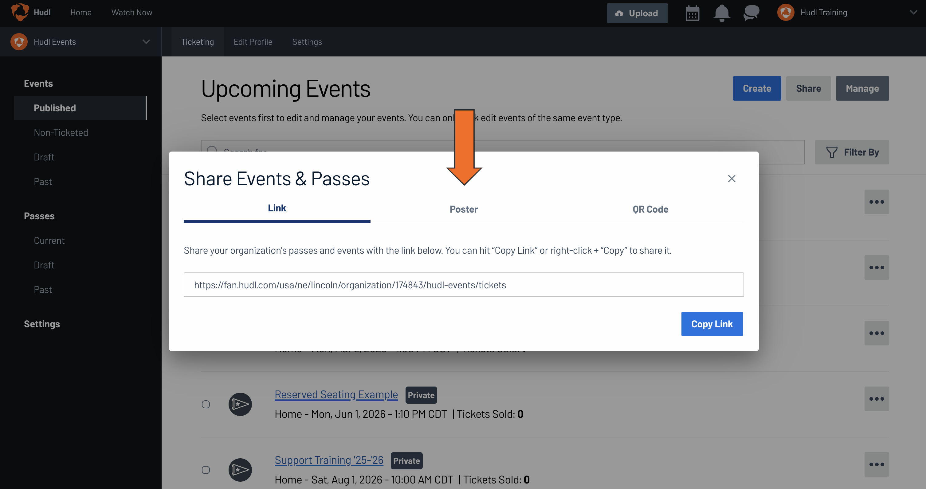 Share Hudl Fan Ticketing Page Poster/QR Code • Hudl Support