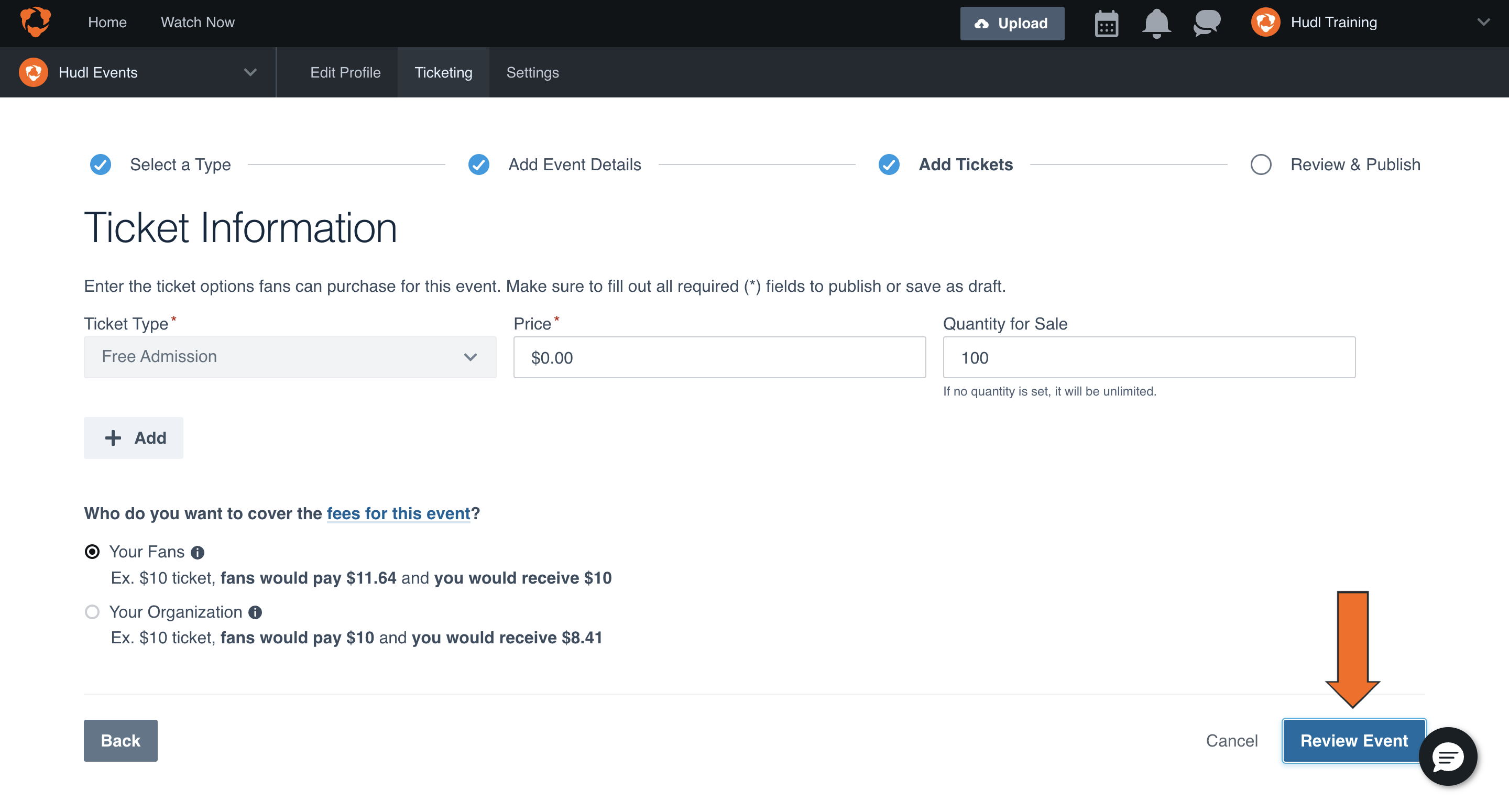 Ajouter des champs de ticket personnalisés • Hudl Support