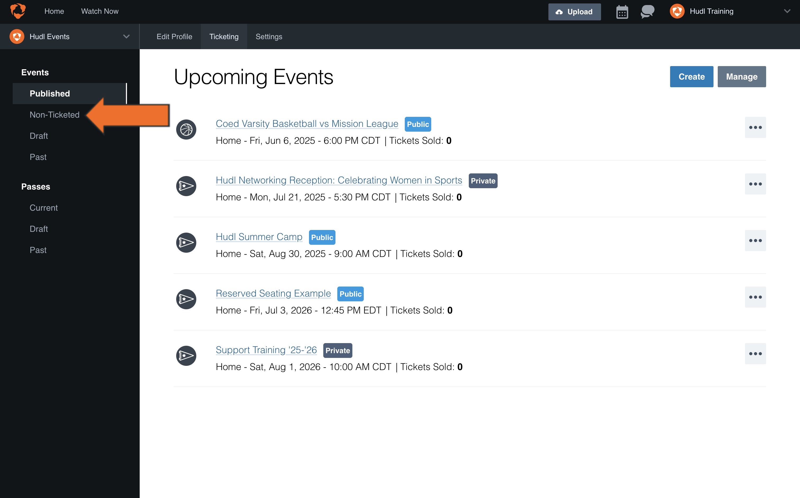 Create a Custom Ticketed Event • Hudl Support