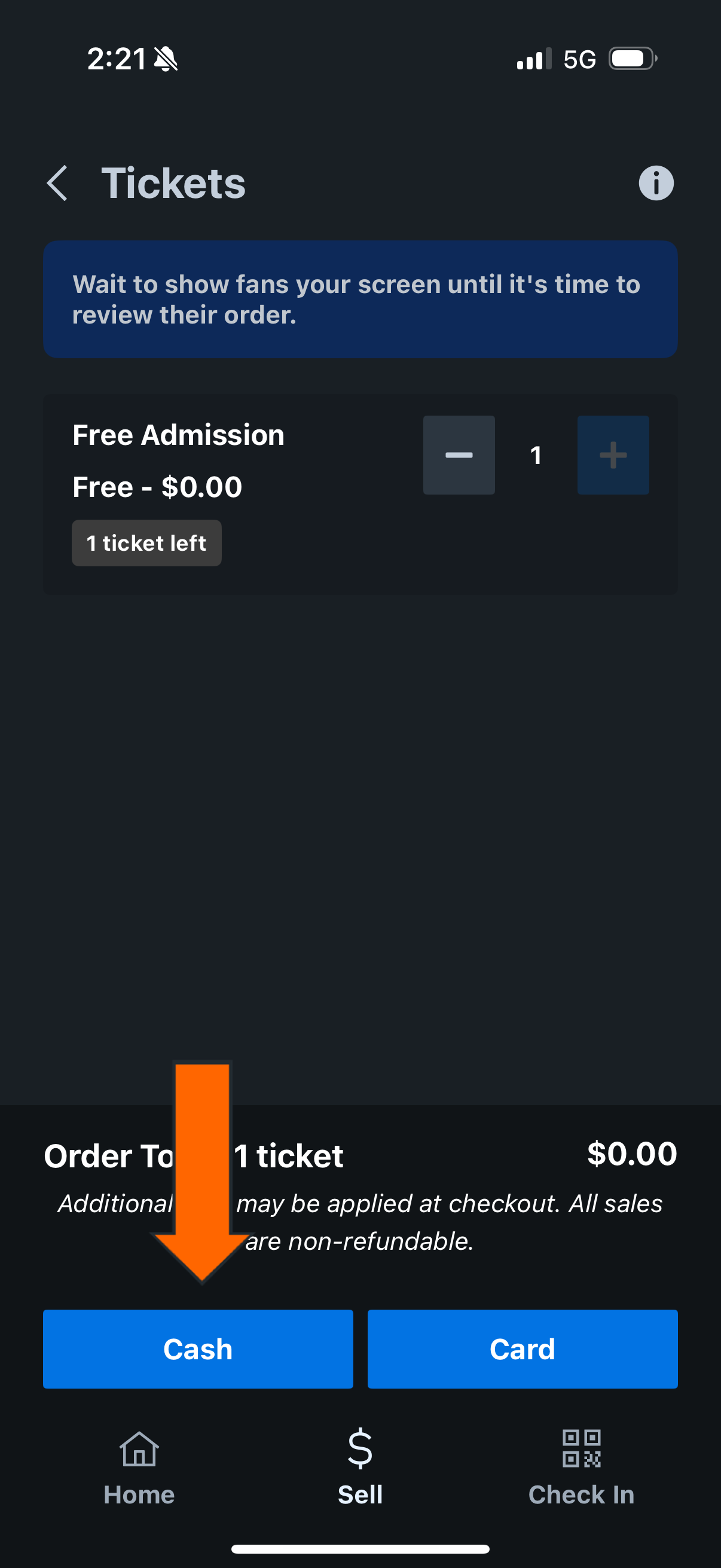 Accept Ticket Payments with Cash • Hudl Support