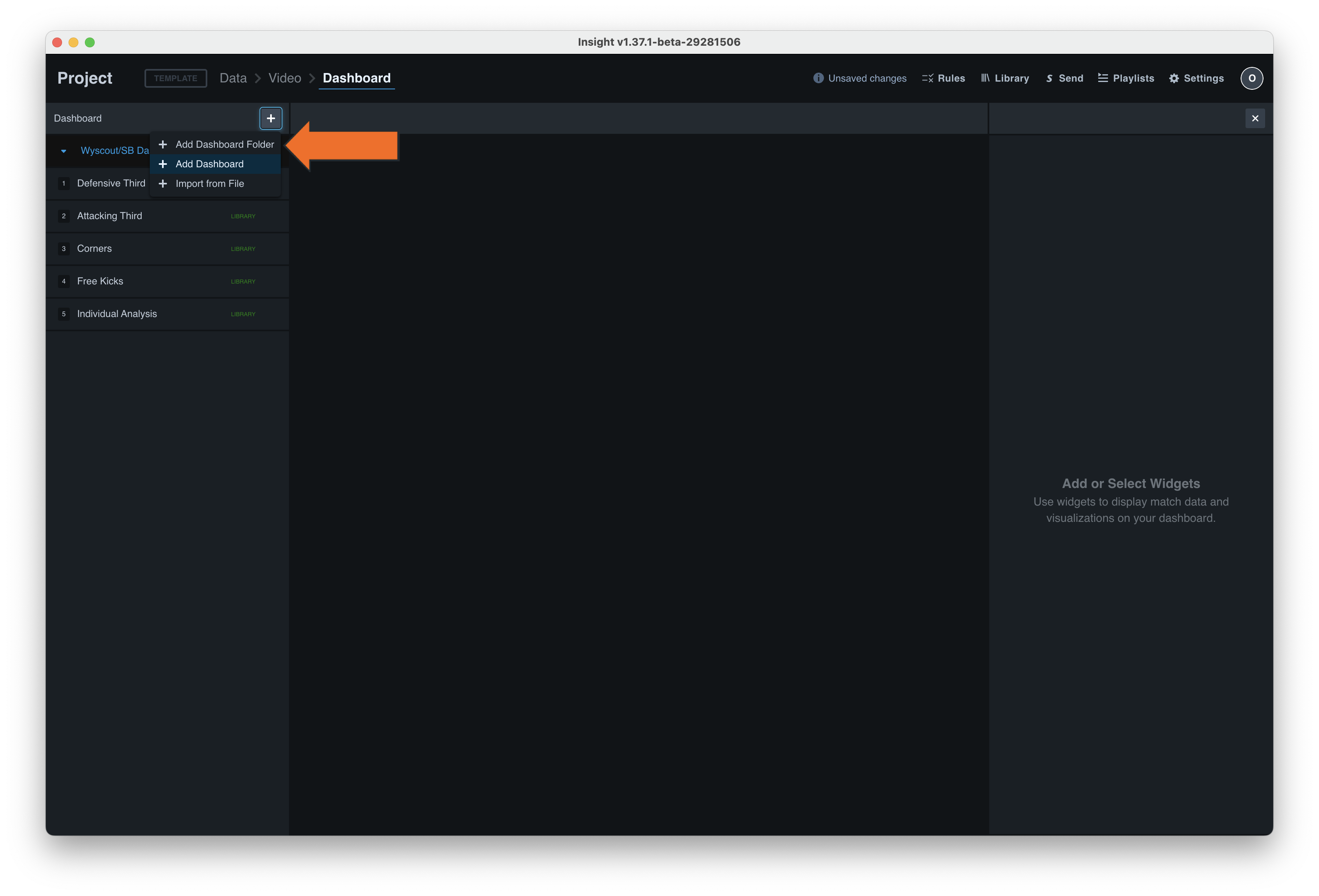 Create a New Dashboard • Hudl Support