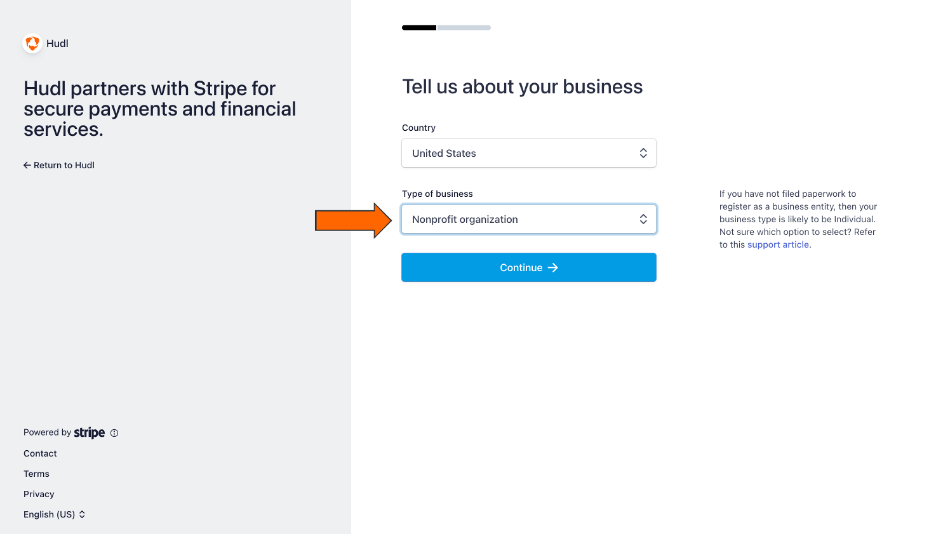 Set Up Payment Details • Program Registrations • Hudl Support