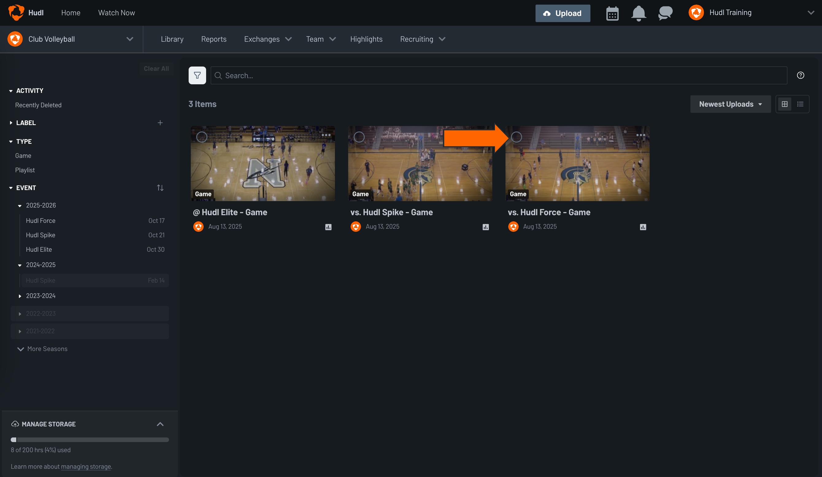 View Reports • Hudl Support