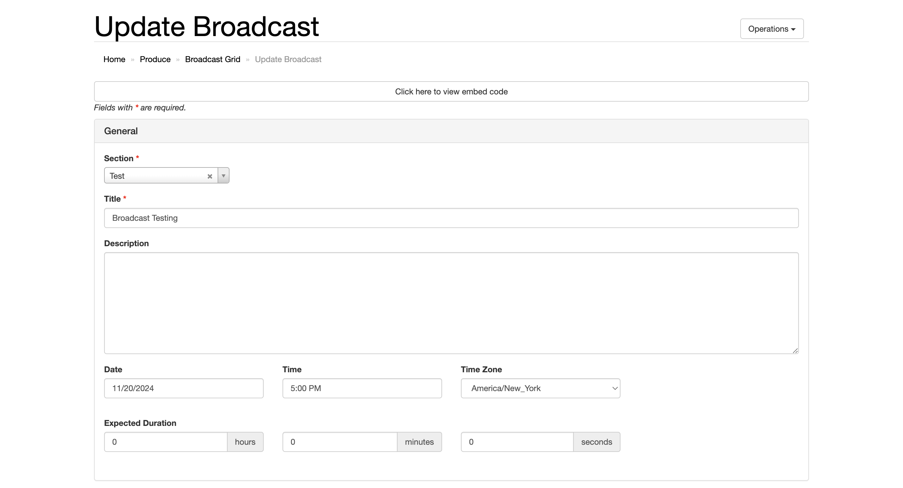 Edit a Broadcast • Hudl Support