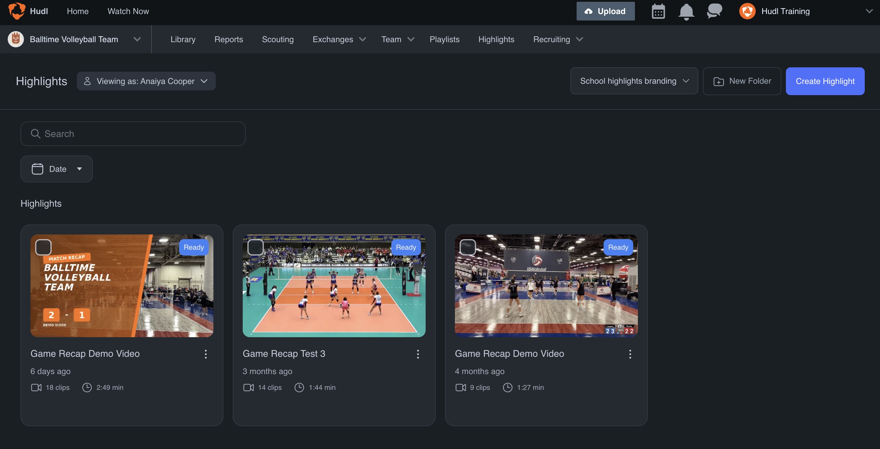 Create Highlights for Your Athletes • Hudl Support