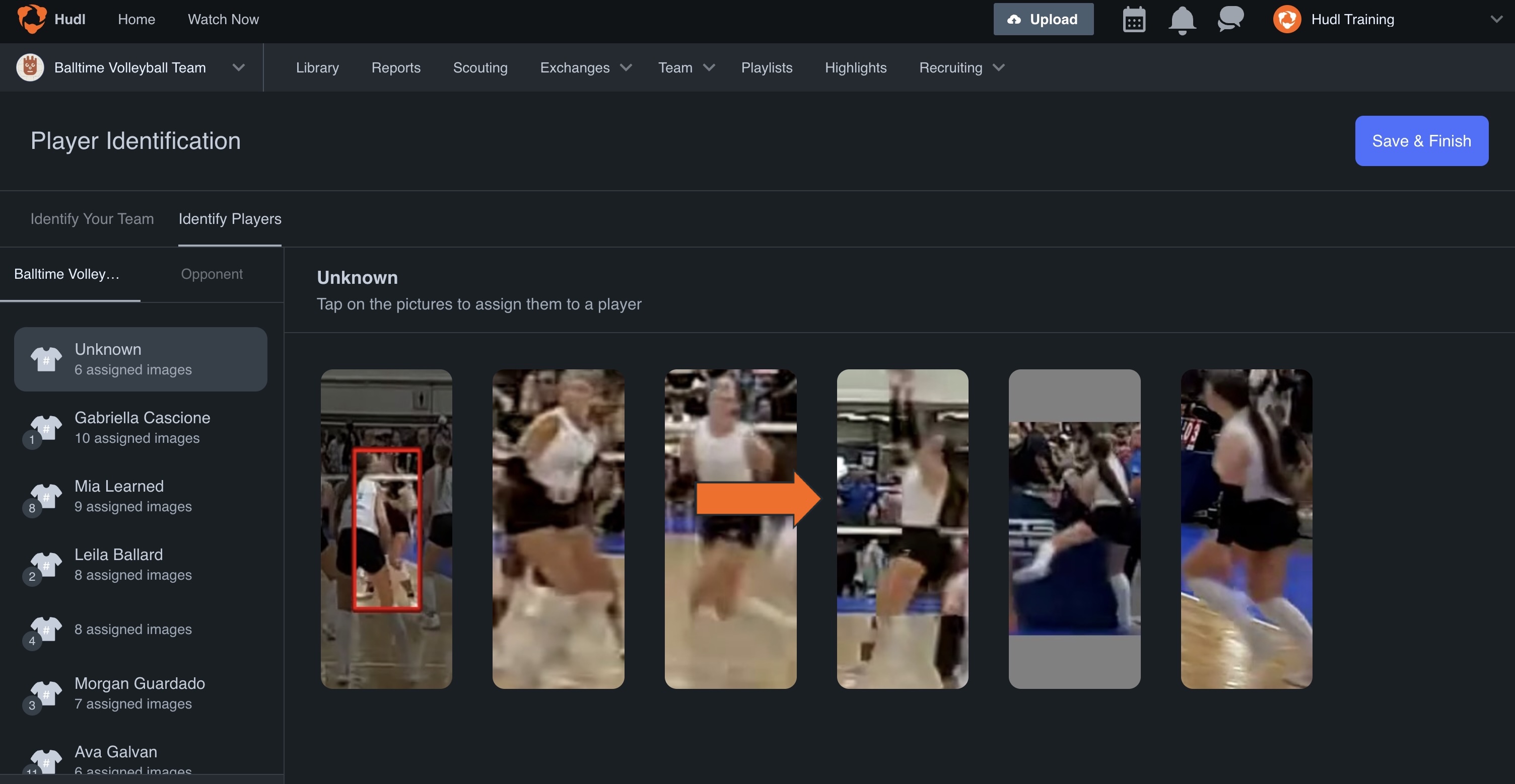 Manually Identify Players • Hudl Support