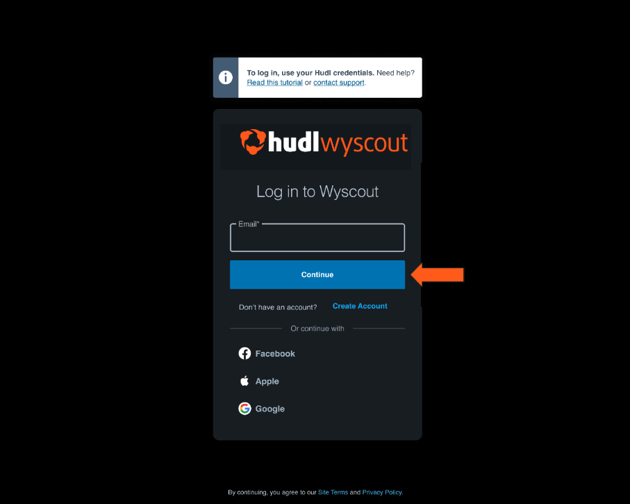 Log In to Wyscout • Hudl Support