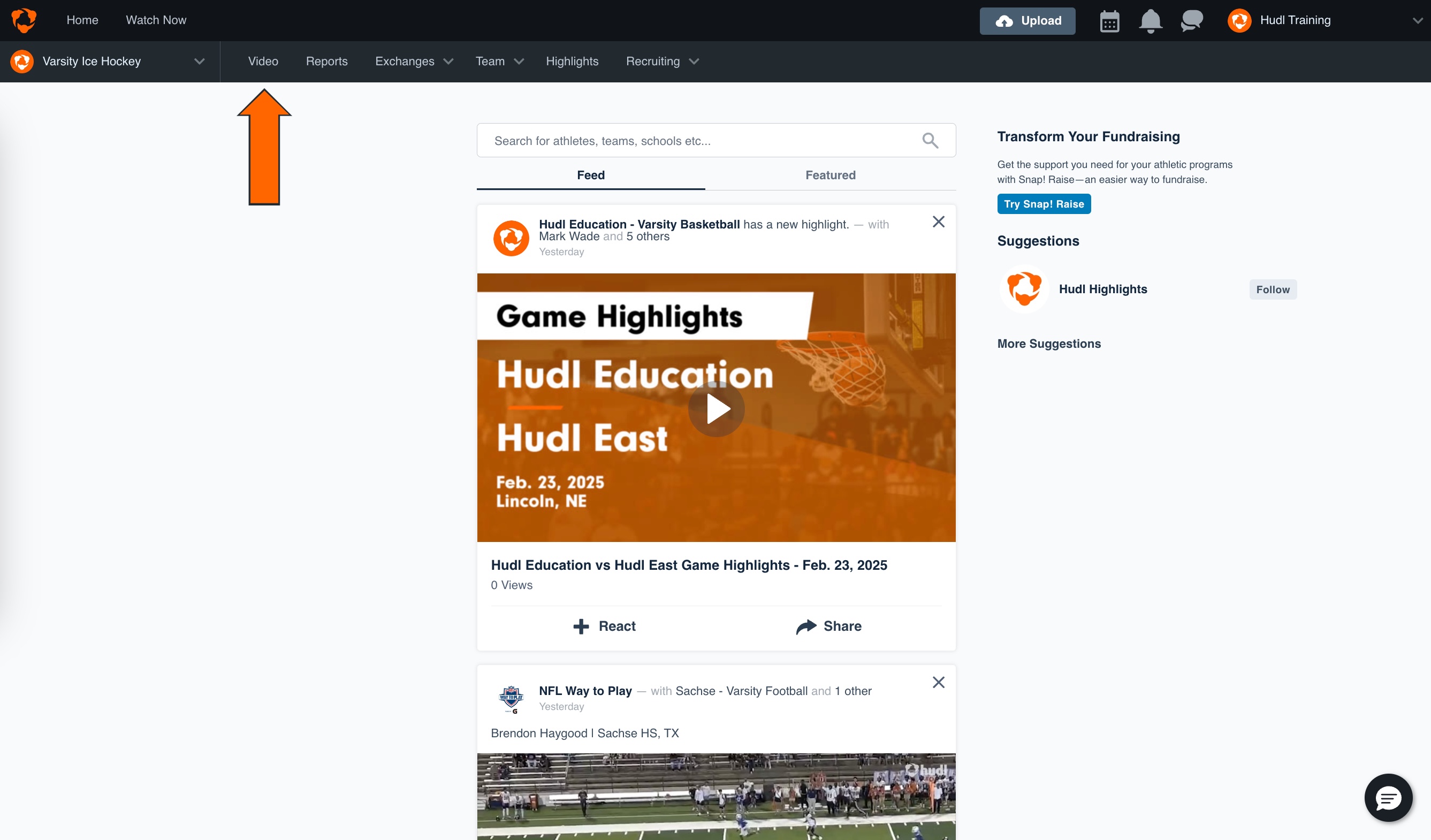 Upload Focus Flex Video to Instat • Hudl Support