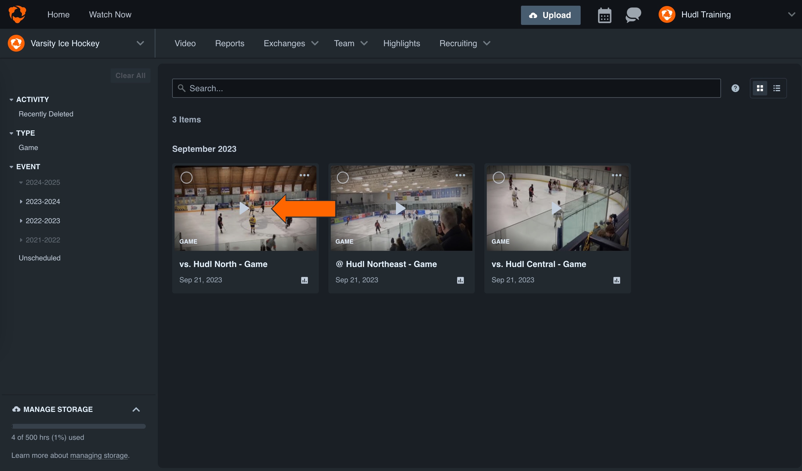 Upload Focus Flex Video to Instat • Hudl Support
