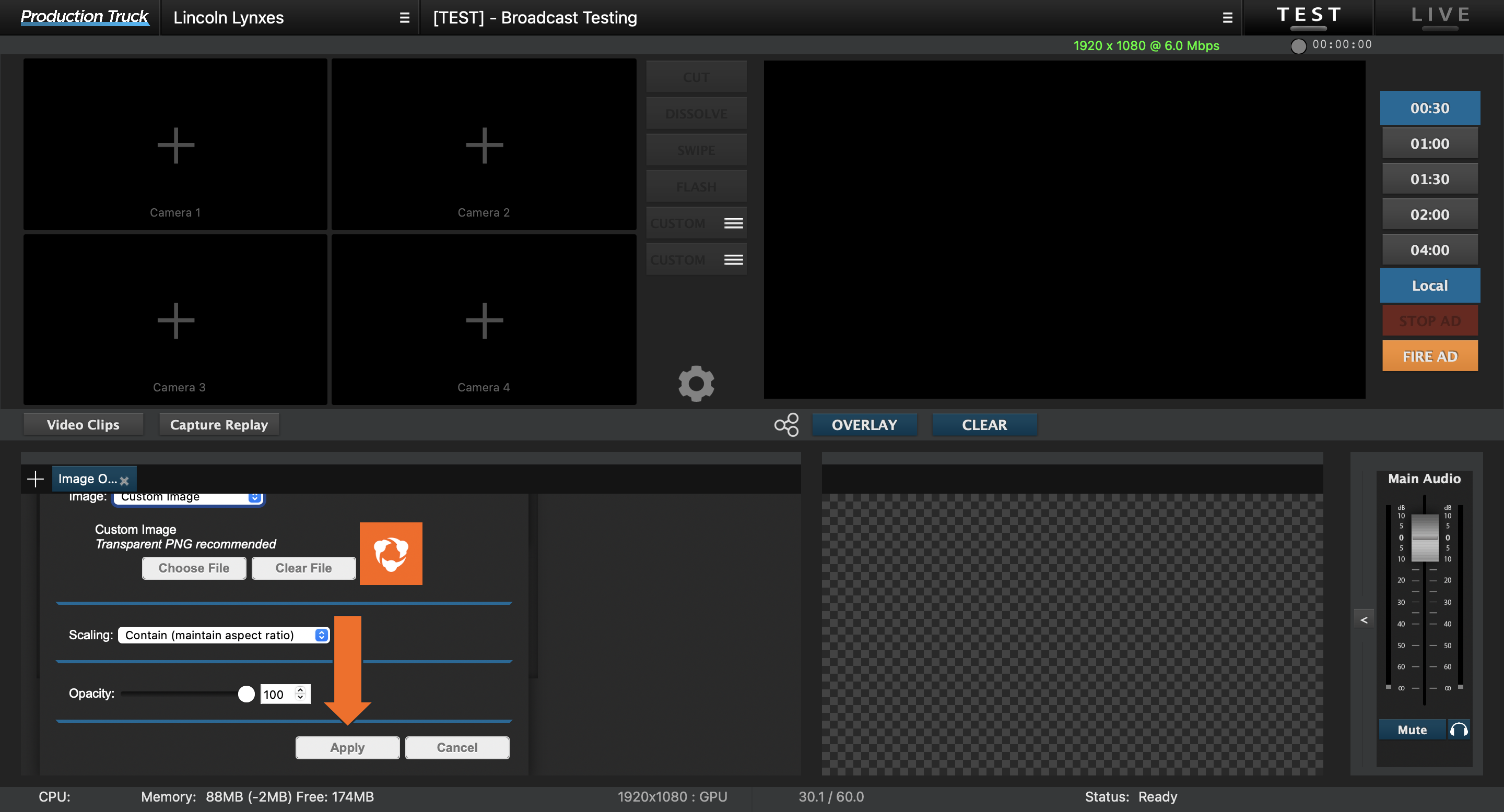 Add Image Overlay Queue • Hudl Support