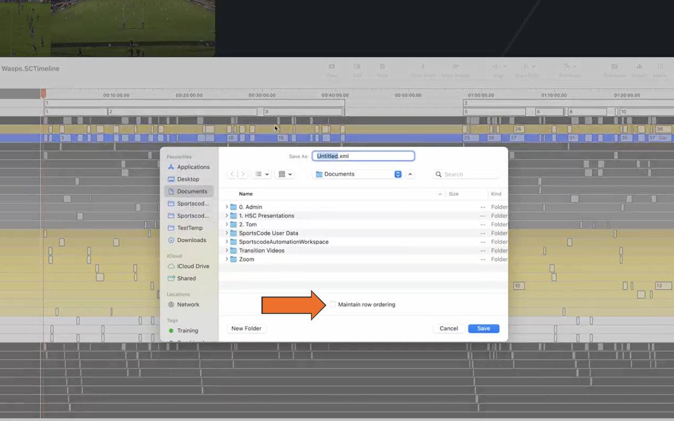 Import or Export a Sportscode XML • Hudl Support
