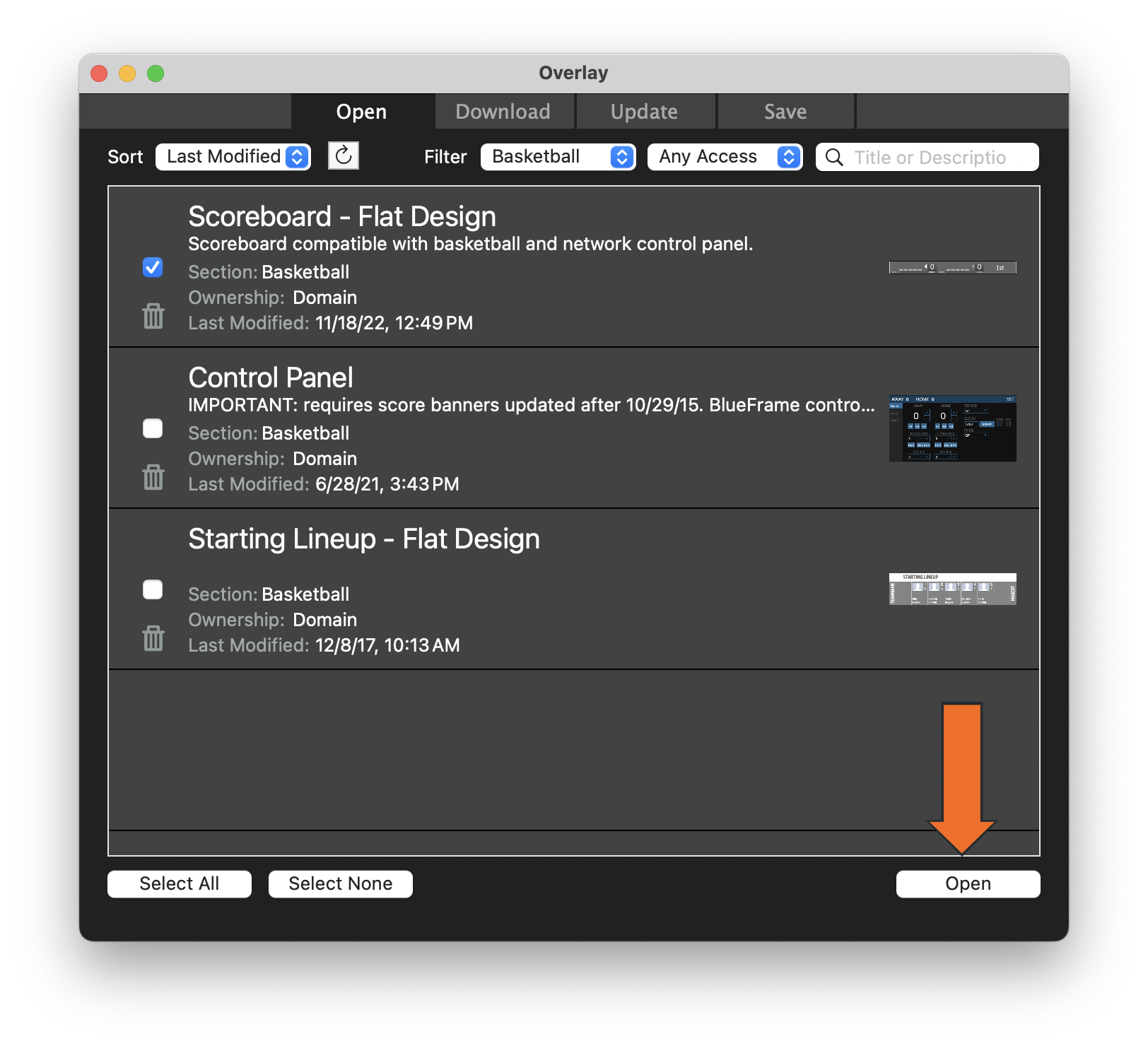 Add Scoreboard Overlay • Hudl Support