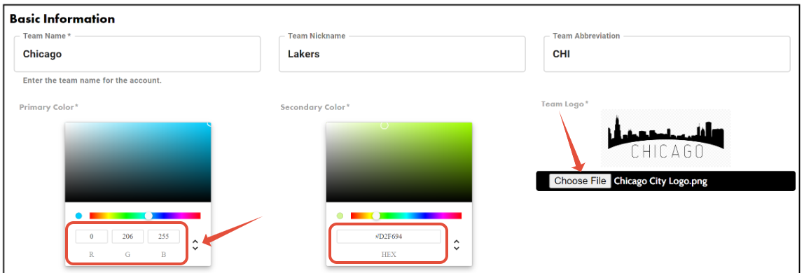 Add Team Properties • Hudl Support