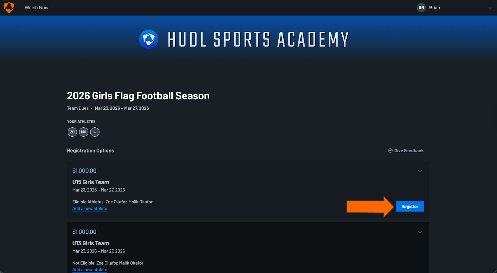 Discount Codes for Registrants (Parent Resource) • Hudl Support