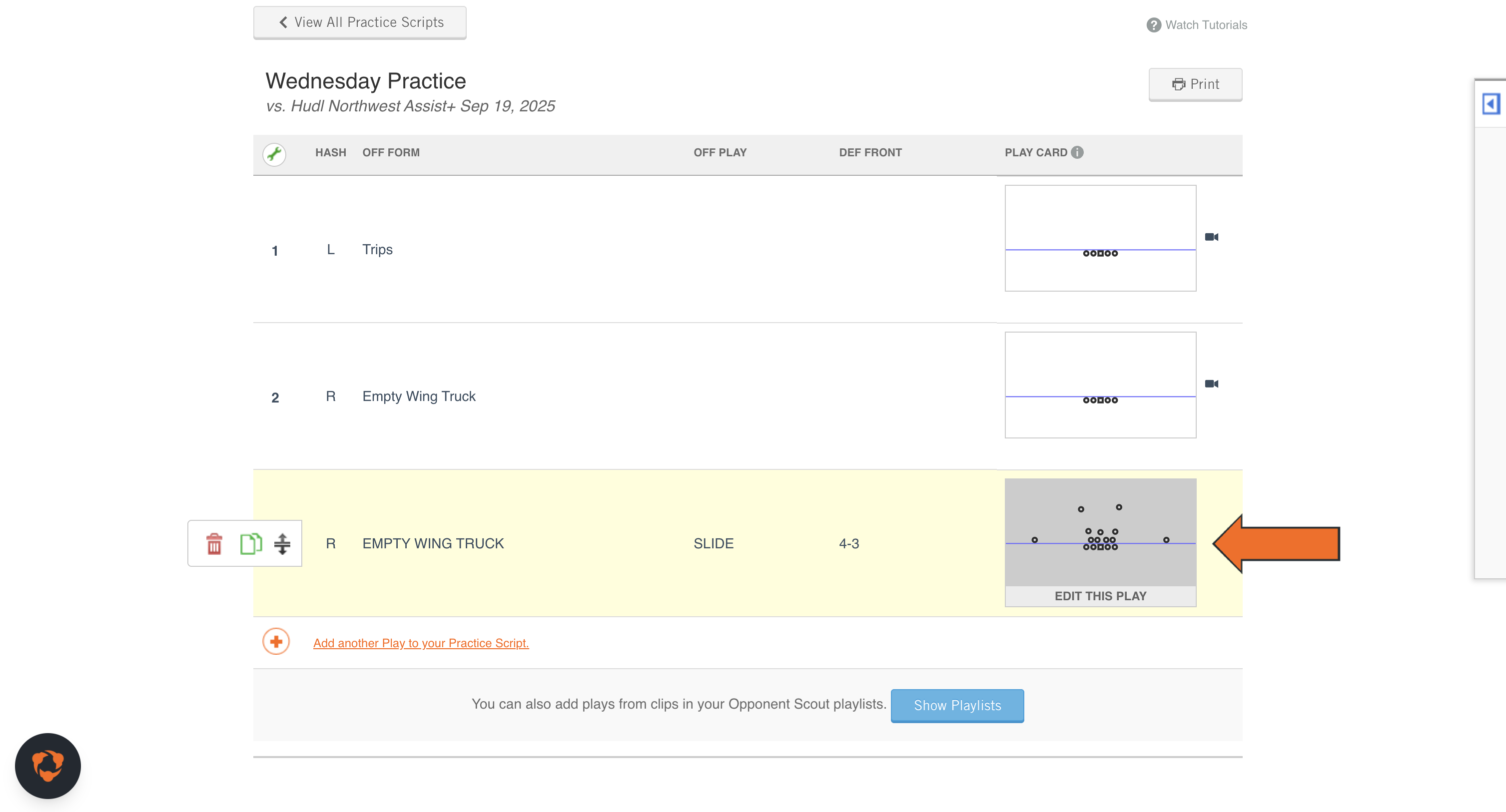 Create a Practice Script • Hudl Support