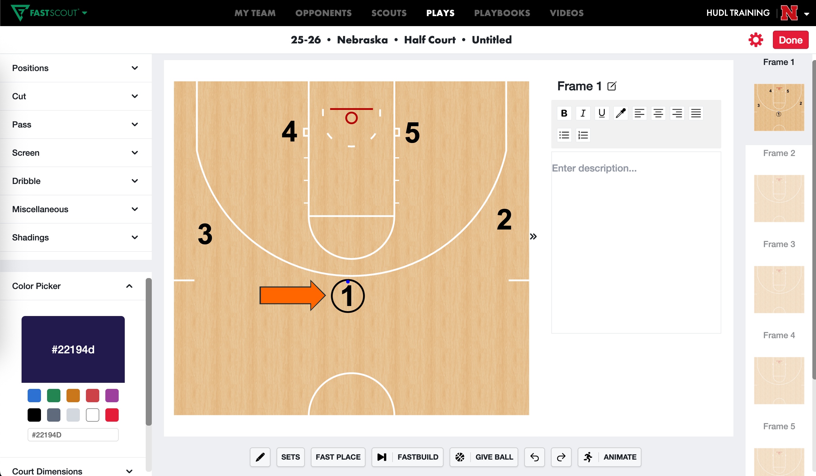 Create or Edit a Play • Hudl Support