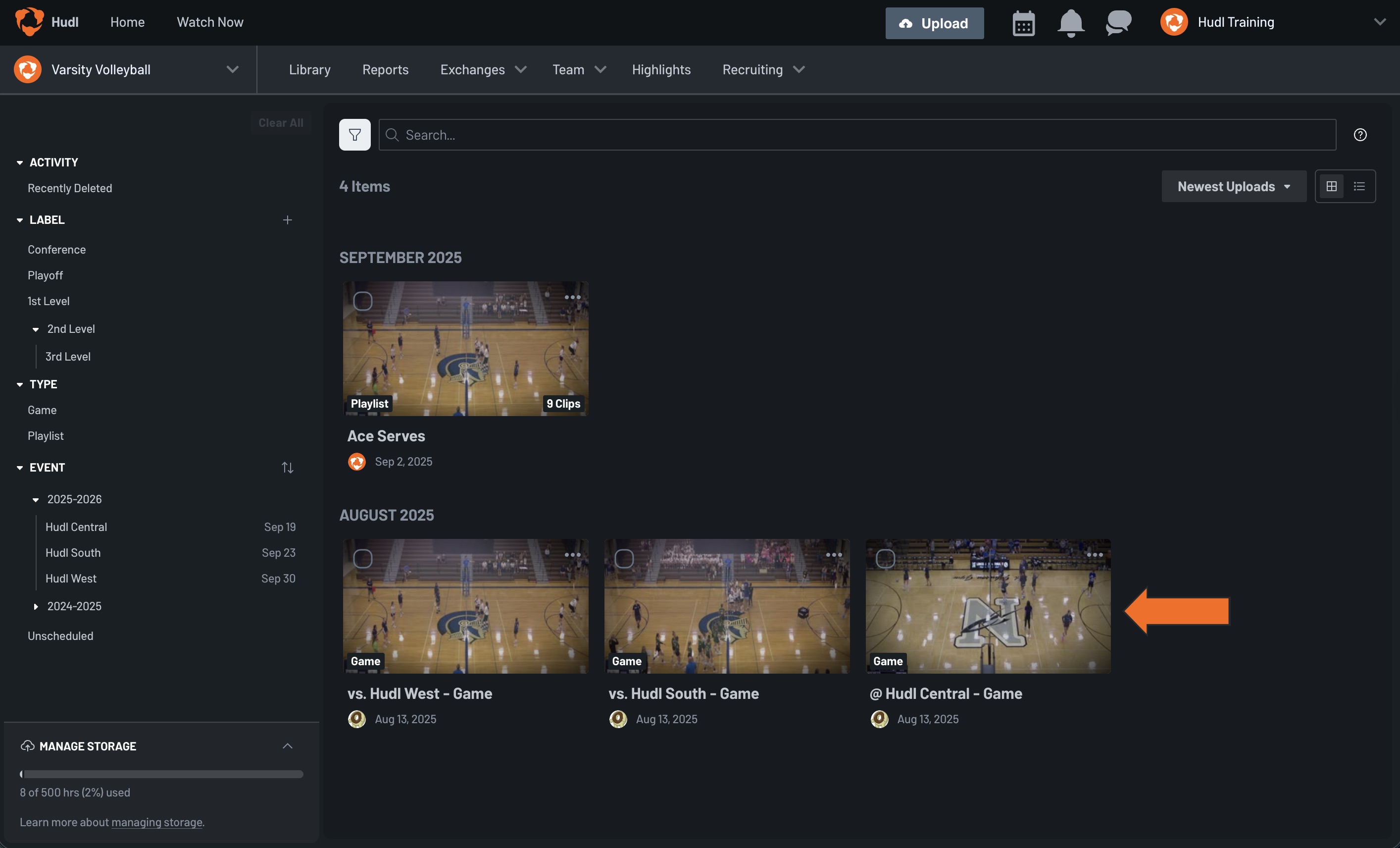 Customize Your Library Layout • Hudl Support