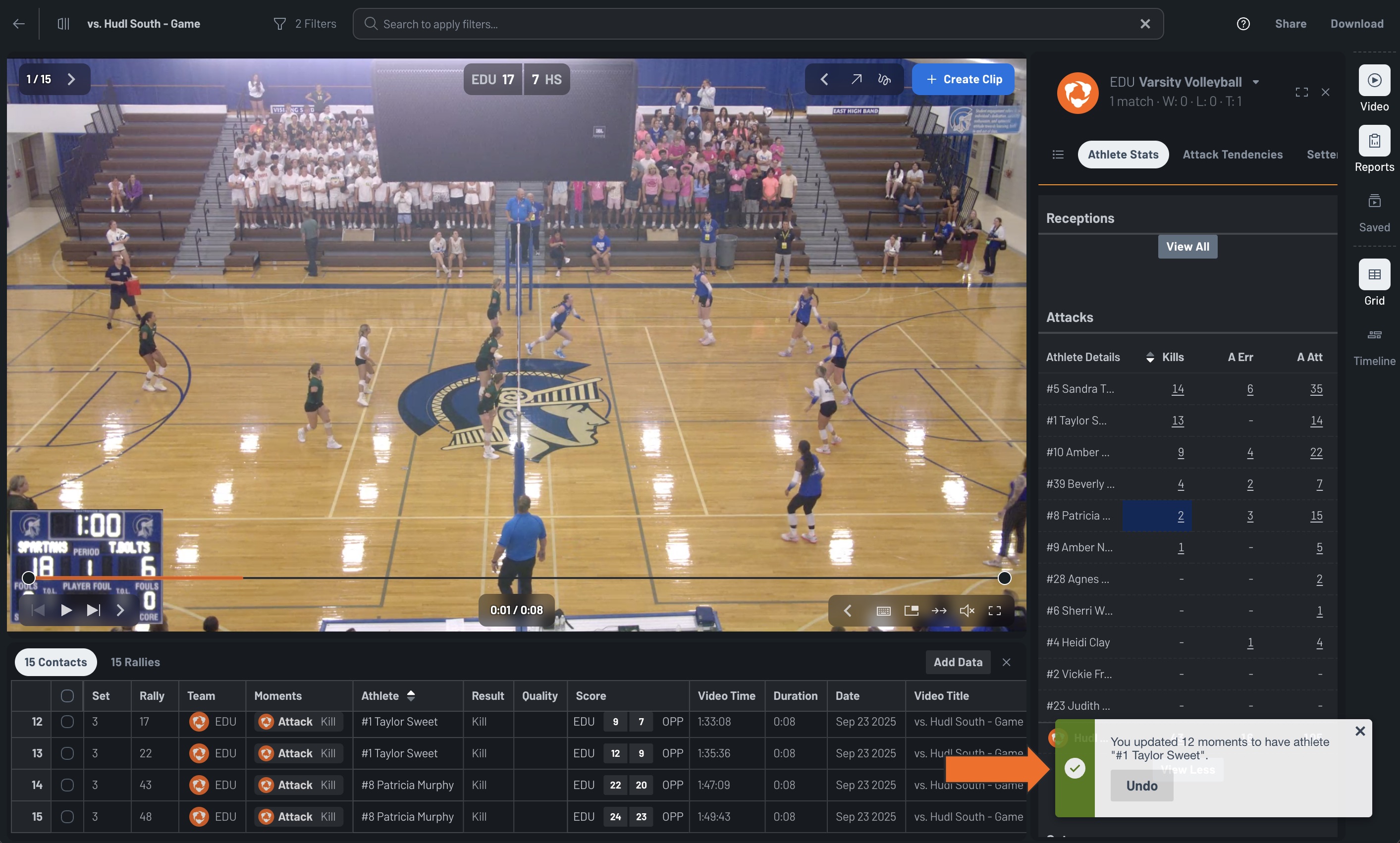 Add, Edit & Remove Data • Hudl Support