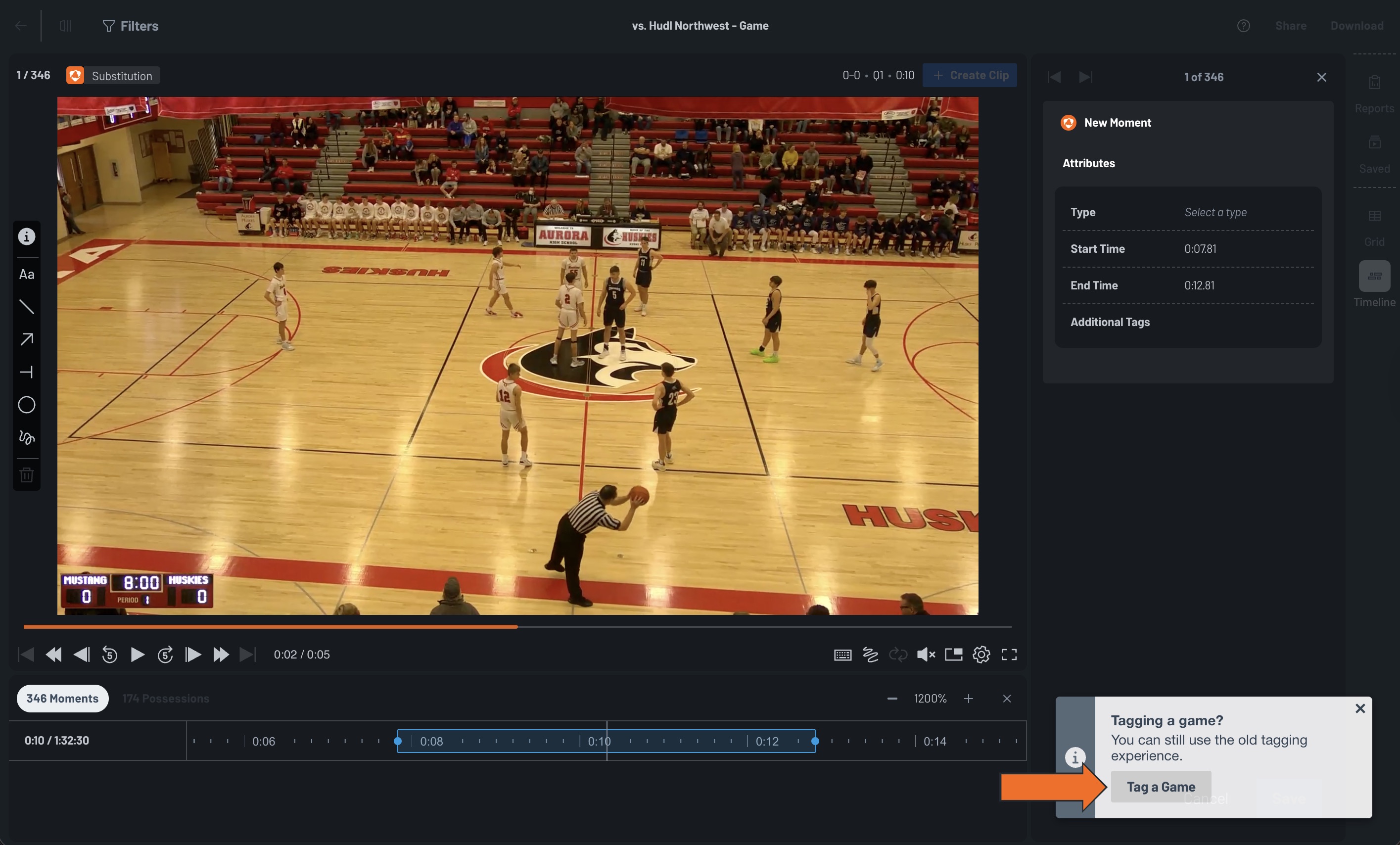 Manually Tag a Full Game • Hudl Support