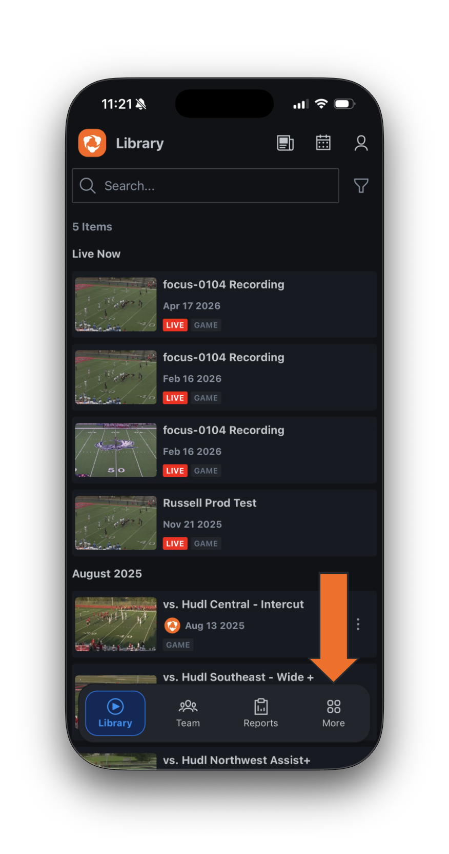 View Practice Scripts on a Mobile Device • Hudl Support