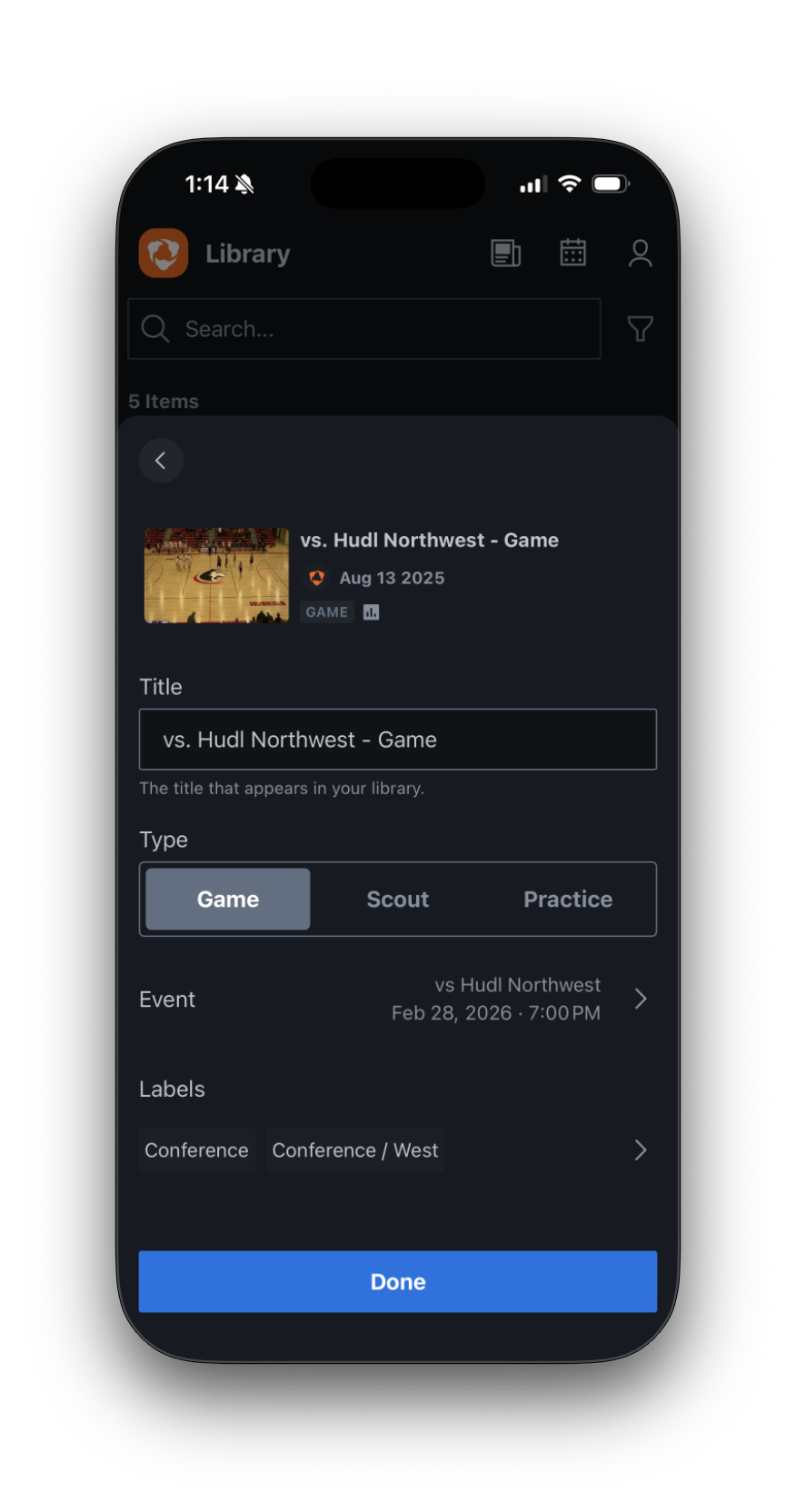 Add or Edit Video Details • Hudl Support
