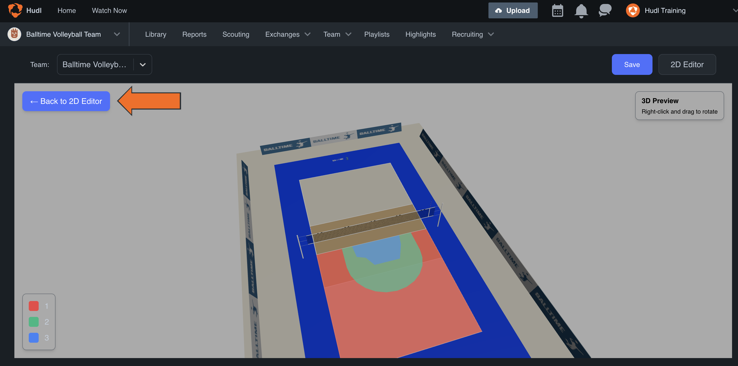 Customize Pass Rating Zones in Balltime • Hudl Support