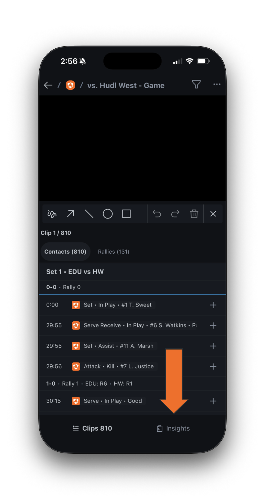 View Insights Report from Hudl App • Hudl Support