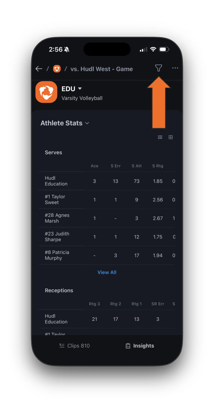 View Insights Report from Hudl App • Hudl Support