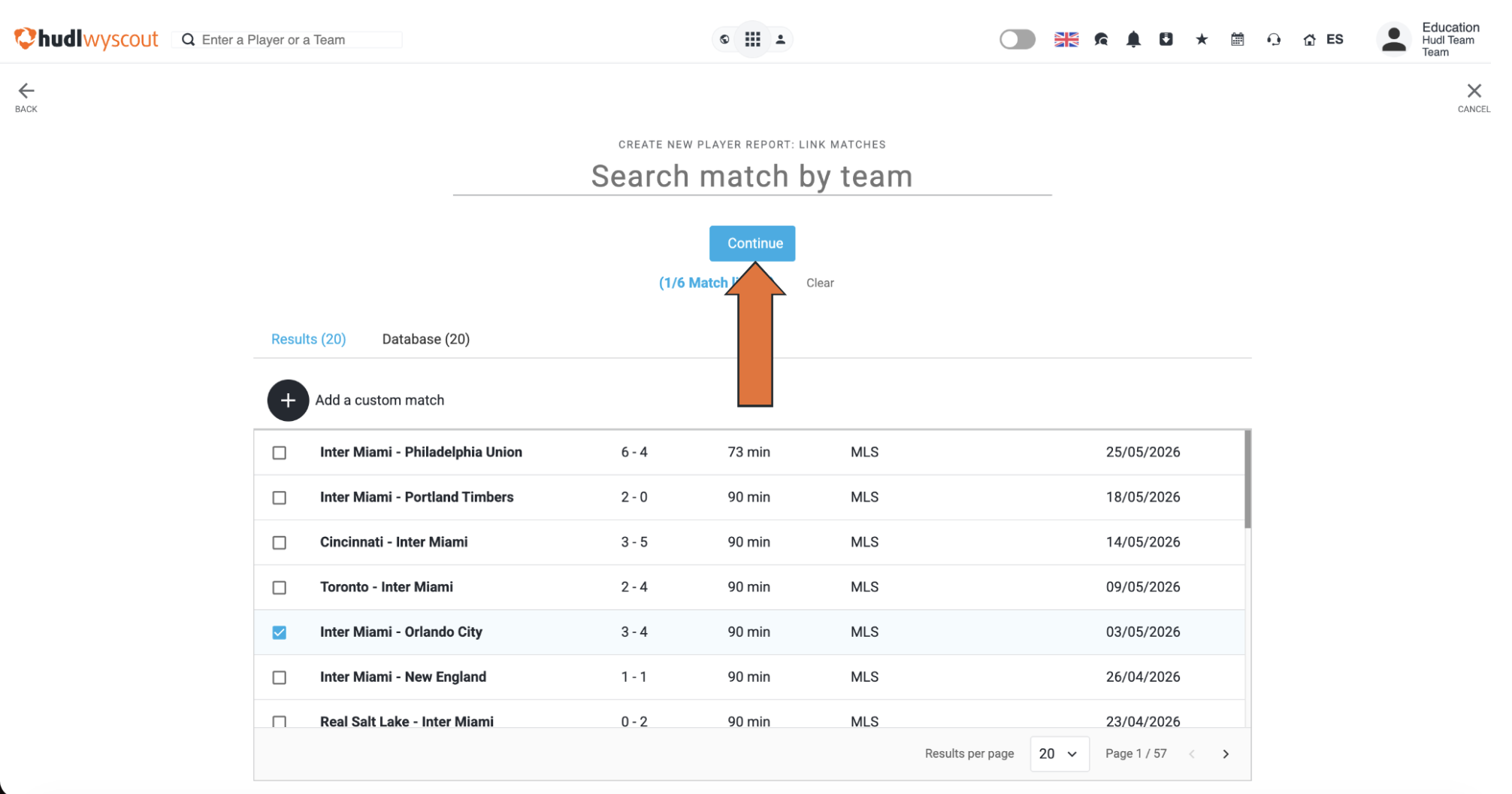 Create a Report in the Scouting Area • Hudl Support