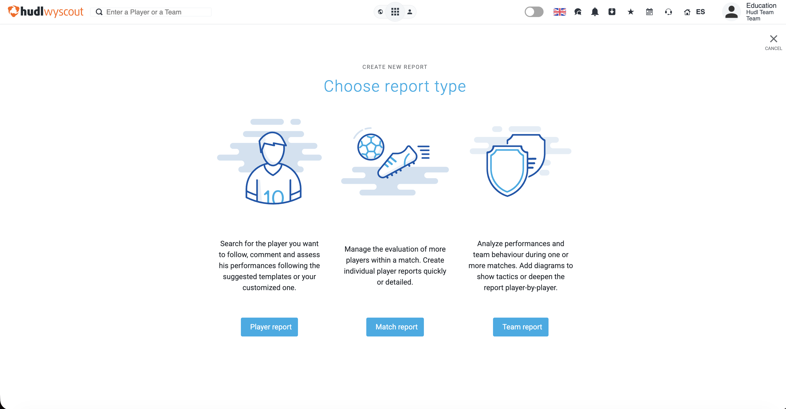 Create a Report in the Scouting Area • Hudl Support