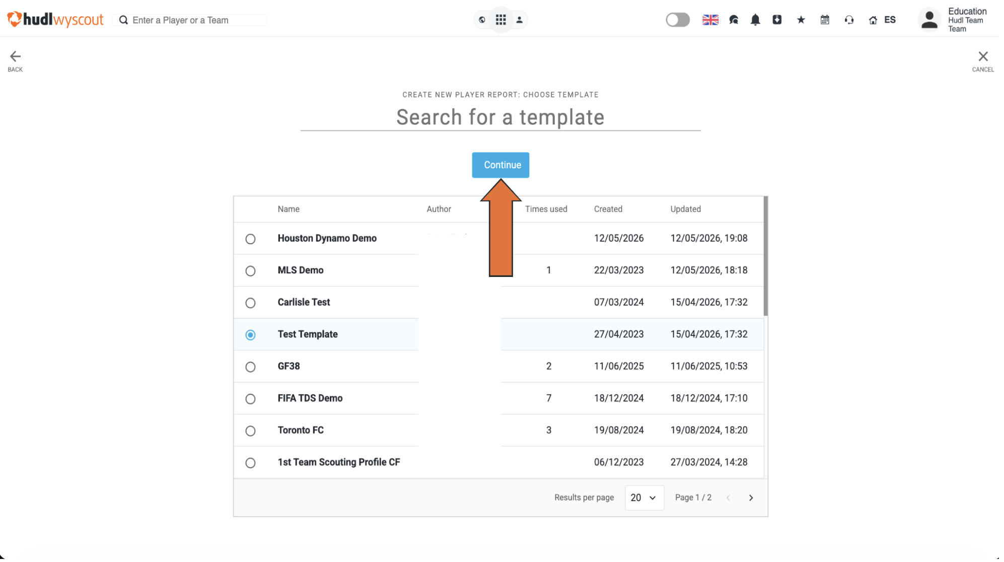 Create a Report in the Scouting Area • Hudl Support